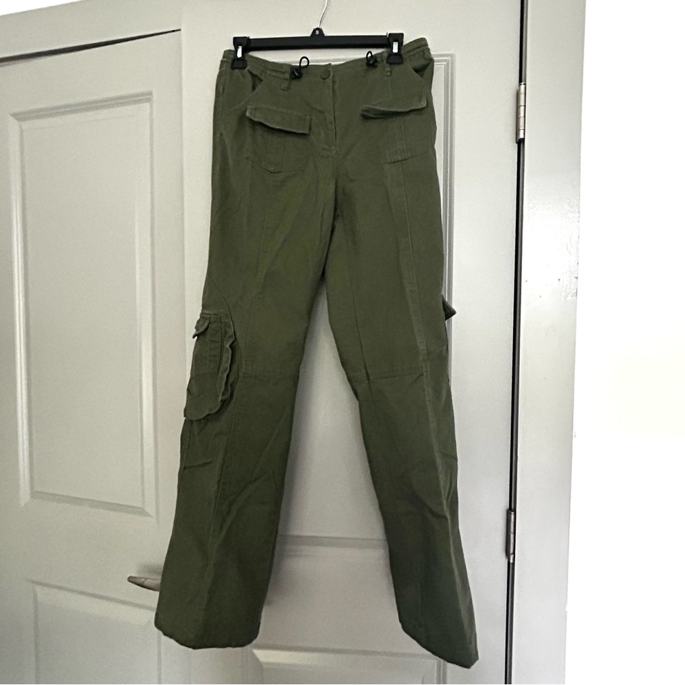 Brandy Melville Kim Green Cargo Pants